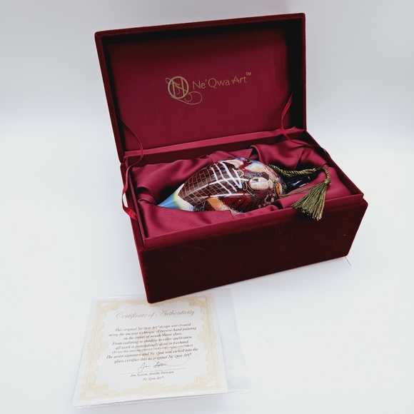 Ne'Qwa Art Other - NE'QWA ART | "Faithful Friends" 7000119 Dona Gelsinger Santa Christmas ornament